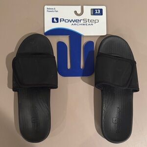 PowerStep Archwear Black Slides